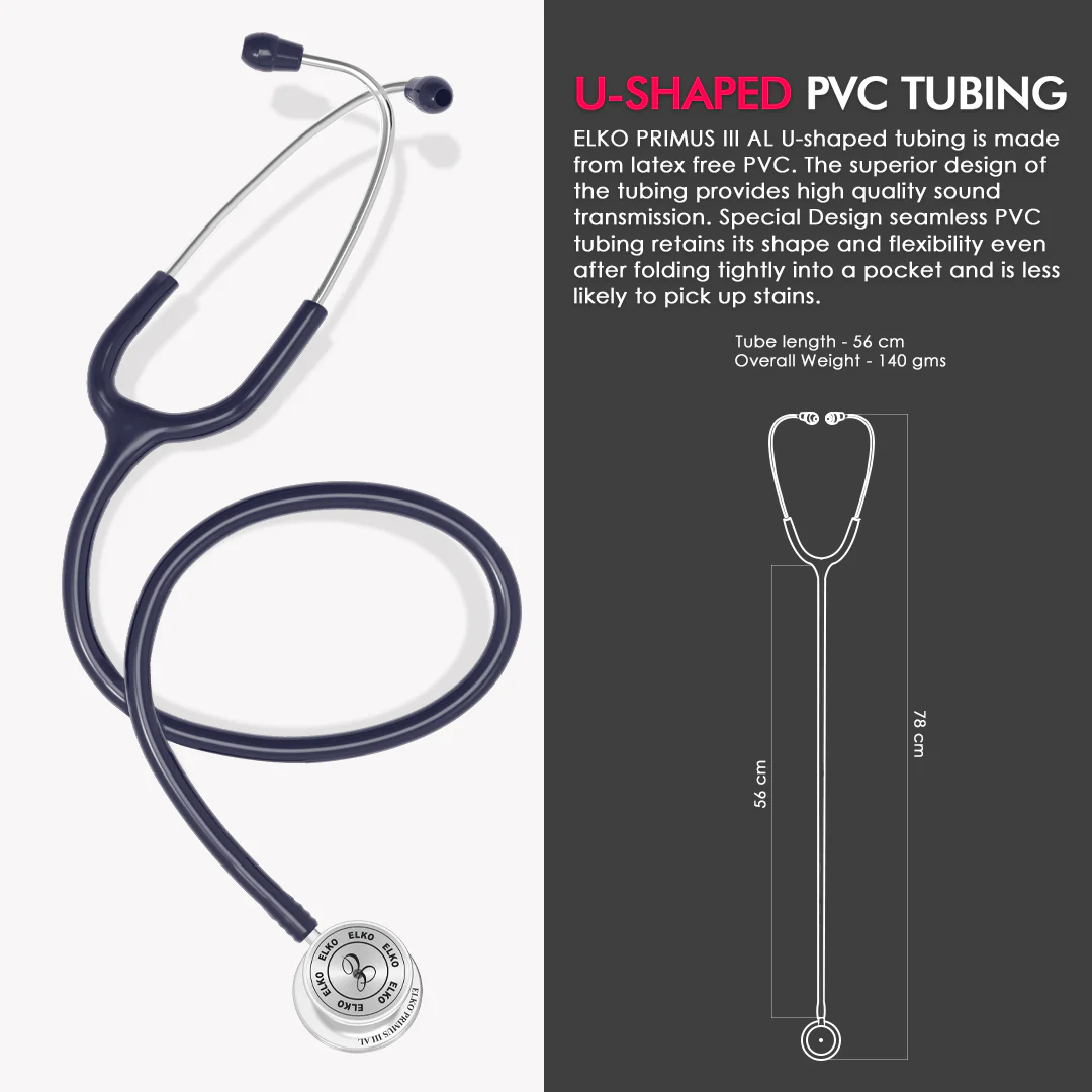 ELKO Primus III AL Aluminum Head Stethoscope - Image 14