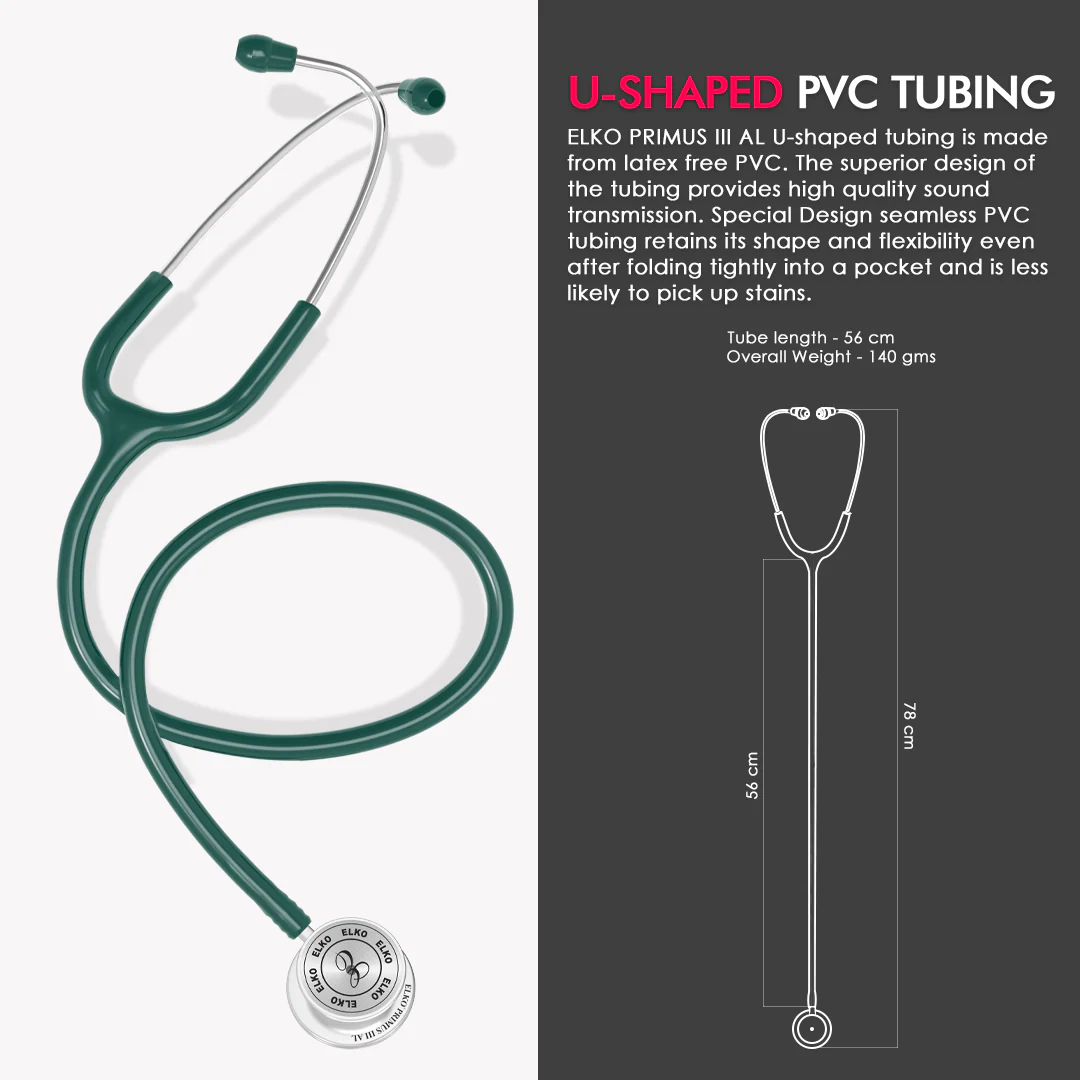 ELKO Primus III AL Aluminum Head Stethoscope - Image 29