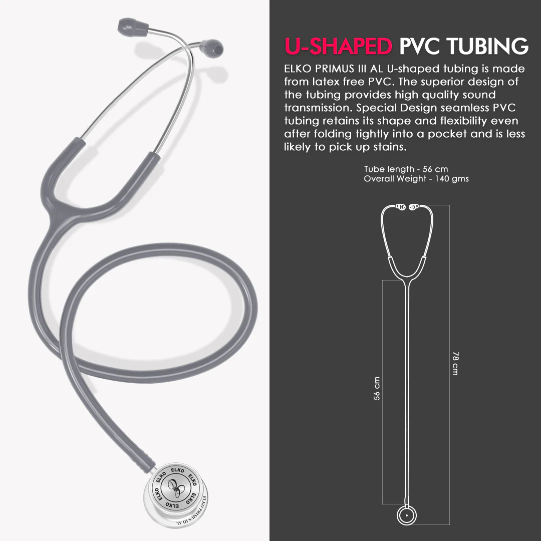 ELKO Primus III AL Aluminum Head Stethoscope - Image 36