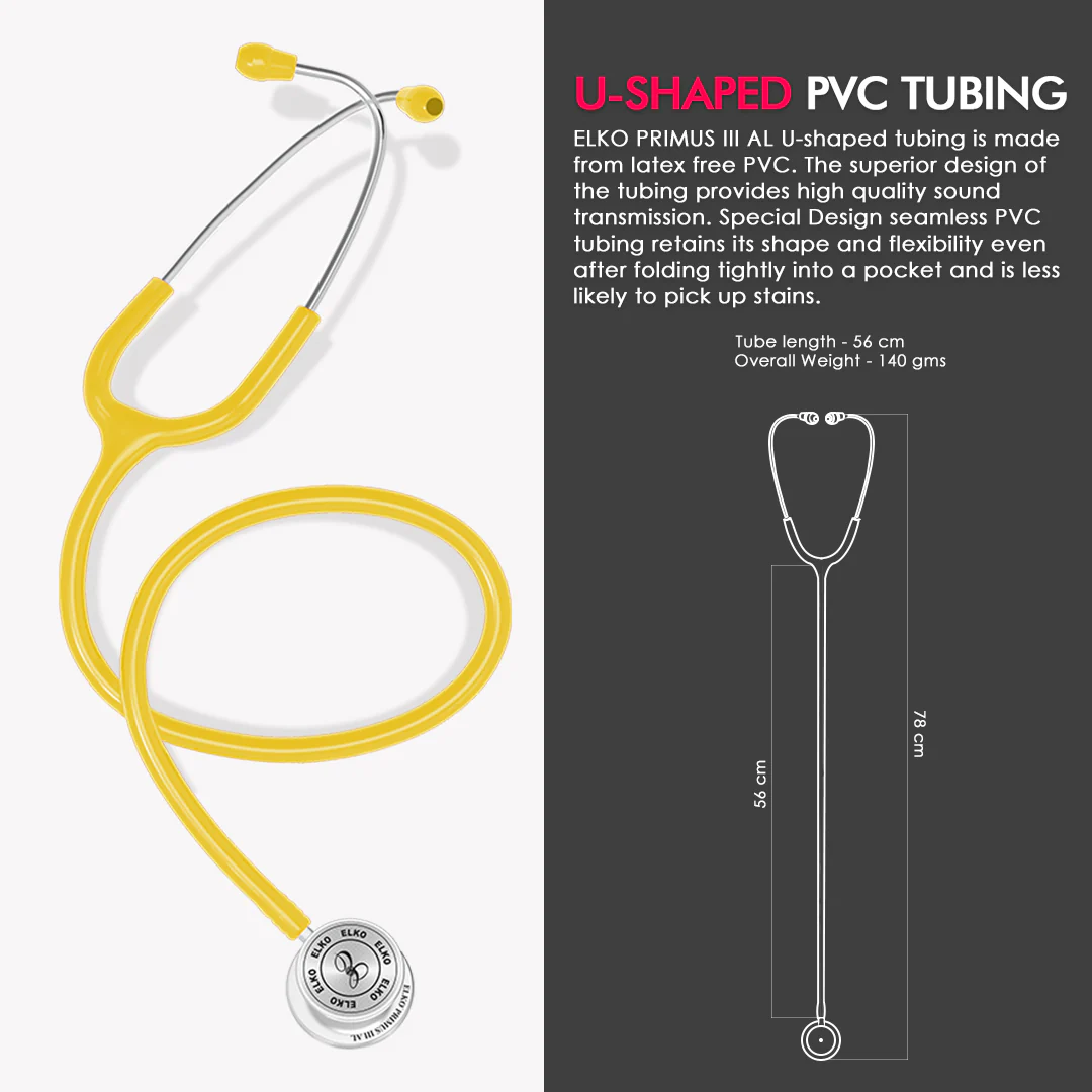 ELKO Primus III AL Aluminum Head Stethoscope - Image 56