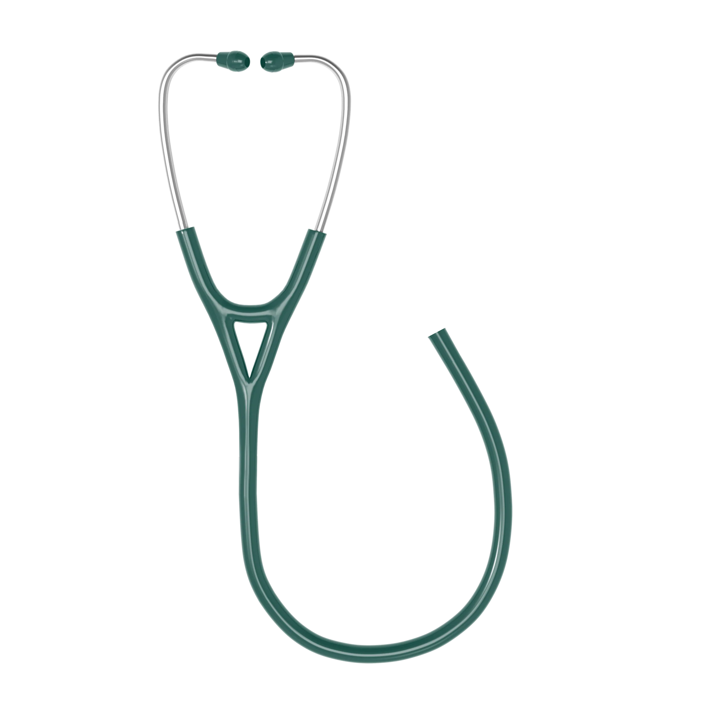 Natural Steel Frame Stethoscope with Dual Lumen Tubing - Image 6